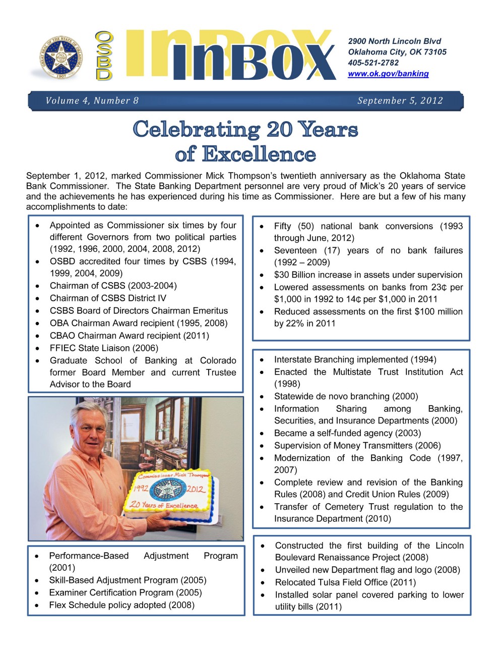 Newsletter Volume 04 Number 08