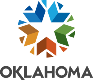 State star and Oklahoma text logo - Large Symbol A