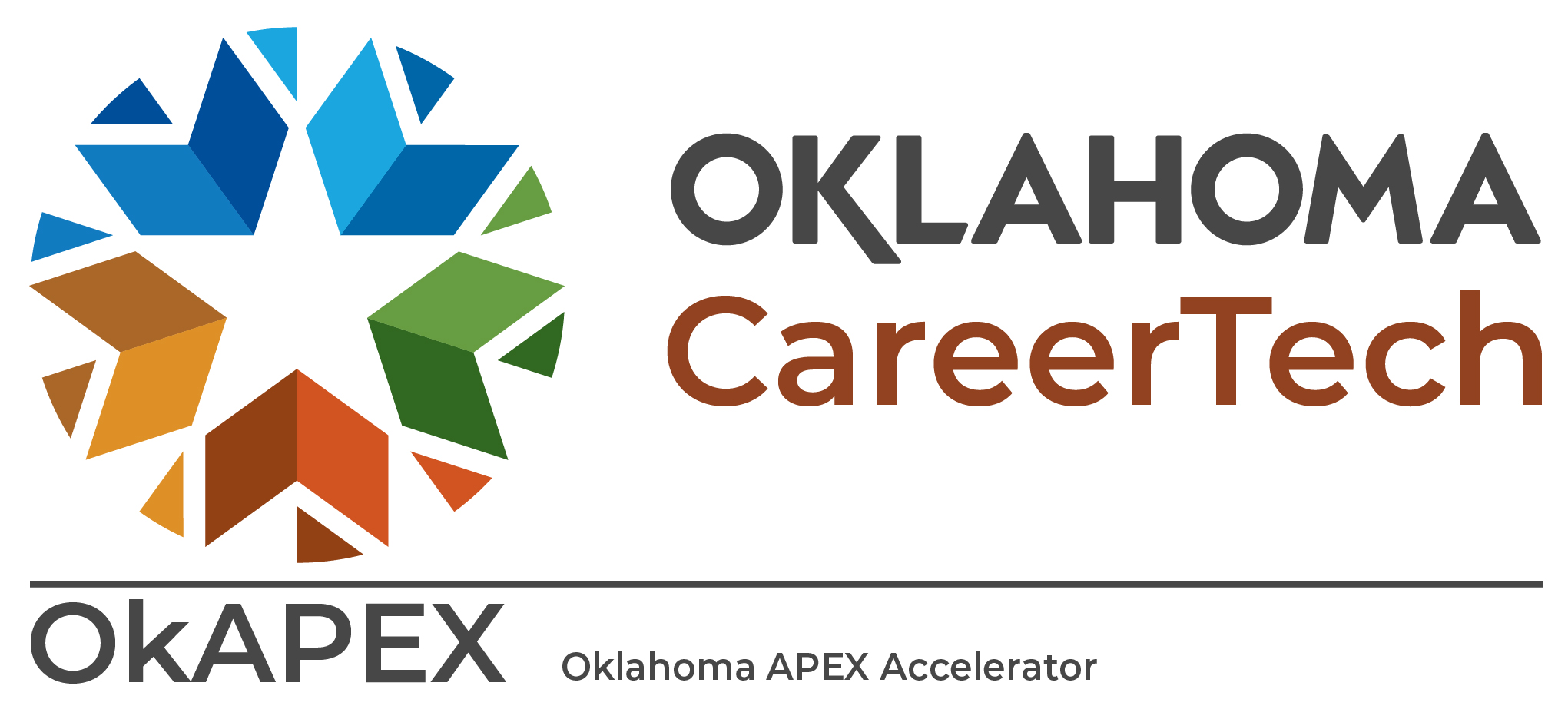 okapex-stacked-rgb OkAPEX divisional logo with white background (side-by-side) for printing