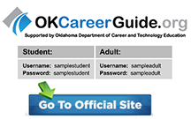 okcarereguide office site has the login information