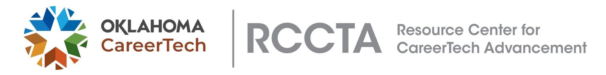 Resource Center for CareerTech Advancement divisional logo with white background (side-by-side) is for digital use only