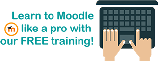 Learn to Moodle like a pro image of hands on a computer keyboard