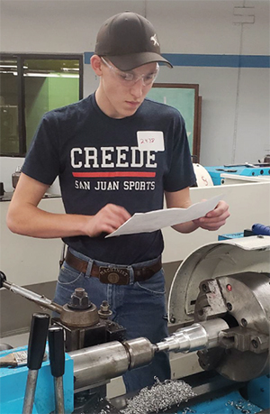 Intern at work