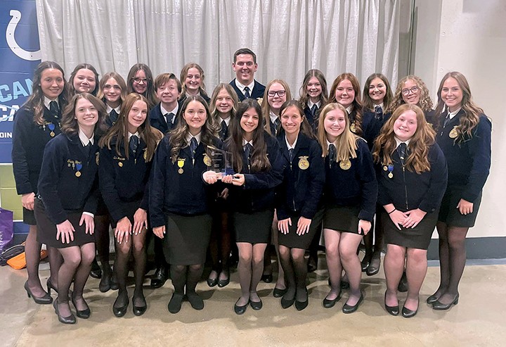 Stillwater FFA was named the 2023 National Model of Excellence Chapter at the 96th National FFA Convention in Indianapolis.