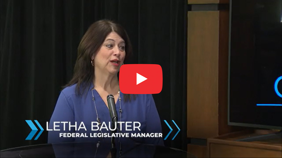 Letha Bauter, Oklahoma CareerTech federal legislation manager; link opens video in new tab