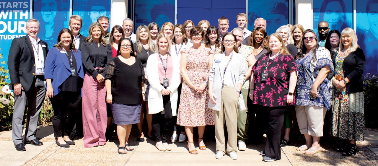 Members of the 2023 Business & Industry Services Certification Program training class at Oklahoma CareerTech