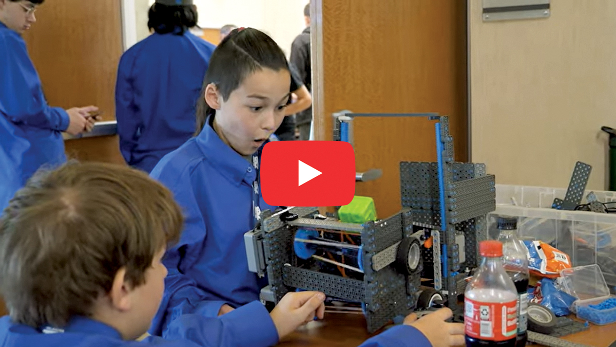 Technology Student Association members from across Oklahoma showcased their skills at the VEX Robotics competition in April.
