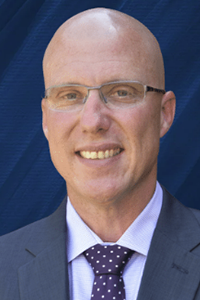 Staff photo of Mark Burch, manager of the Business, Marketing and Information Technology division at CareerTech