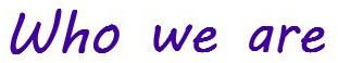 who-we-are purple text