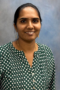 CareerTech staff photo of Bakiyalakshmi (Bakiya) who is an assessment technician in the Testing division.