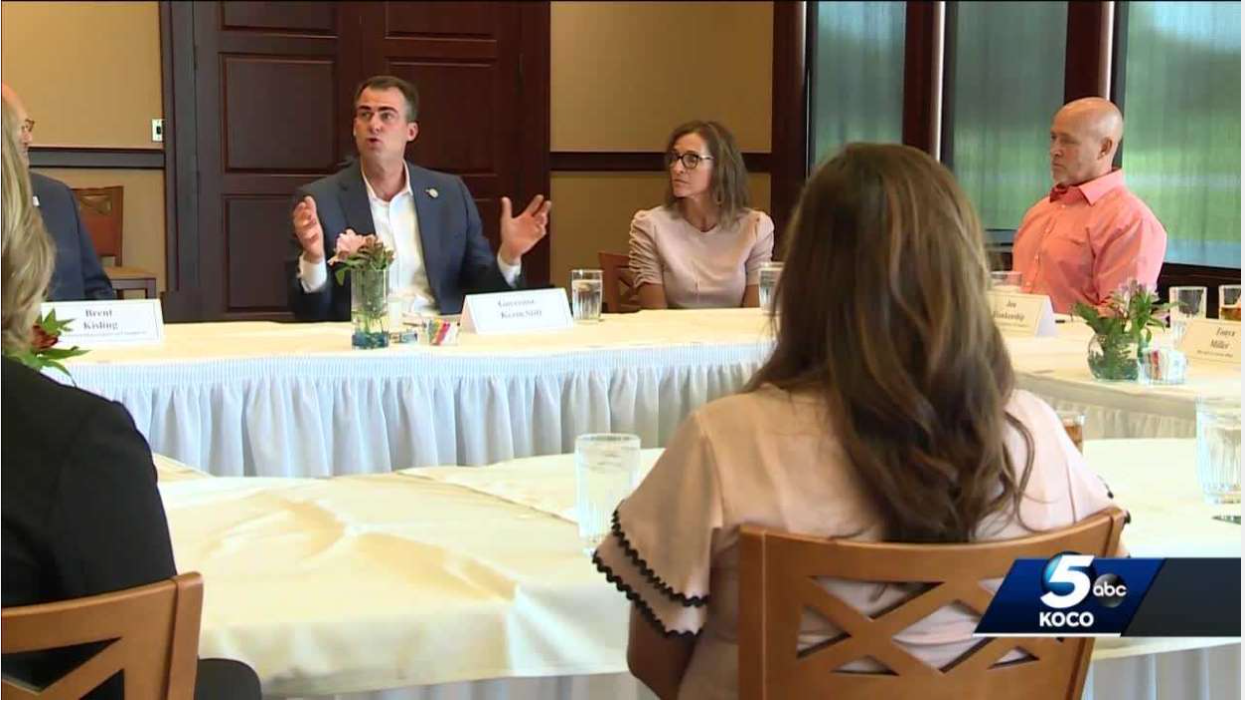 Governor Stitt hears from Enid business leaders about pandemic struggles