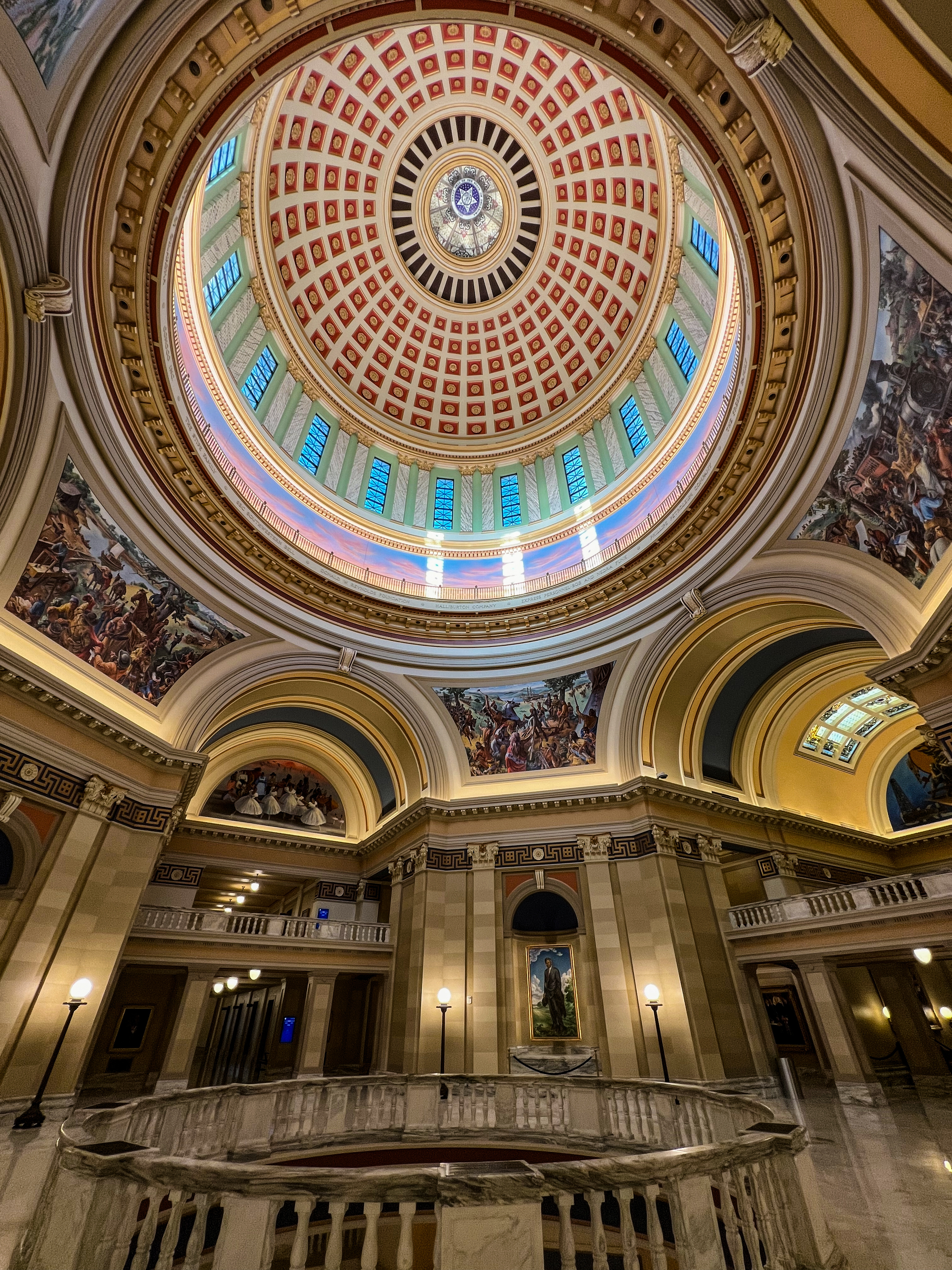 Oklahoma State Capitol Inside Dome