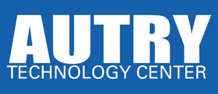 autry-tech-blue-background-white-text