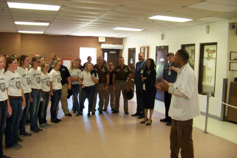 Cadet Lawman Academy also toured an ODOC facility