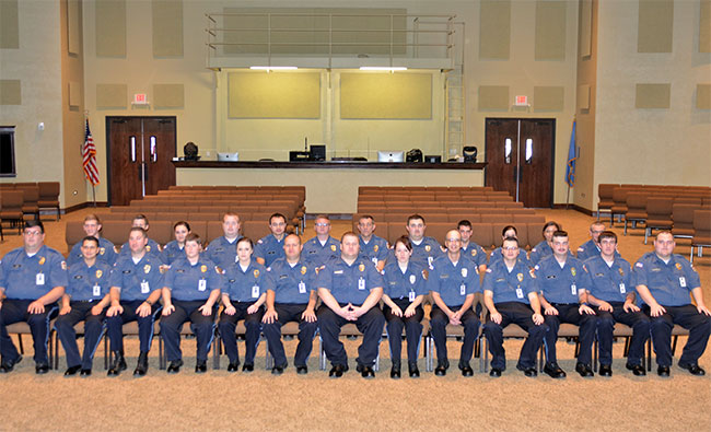 Class photo for the Satellite Training Academy Graduation on Jan. 3