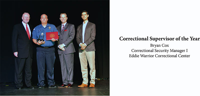 Correctional Supervisor of the Year - Bryan Cox