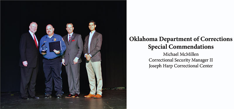 Oklahoma Department of Corrections Special Commendations - Mike McMillen