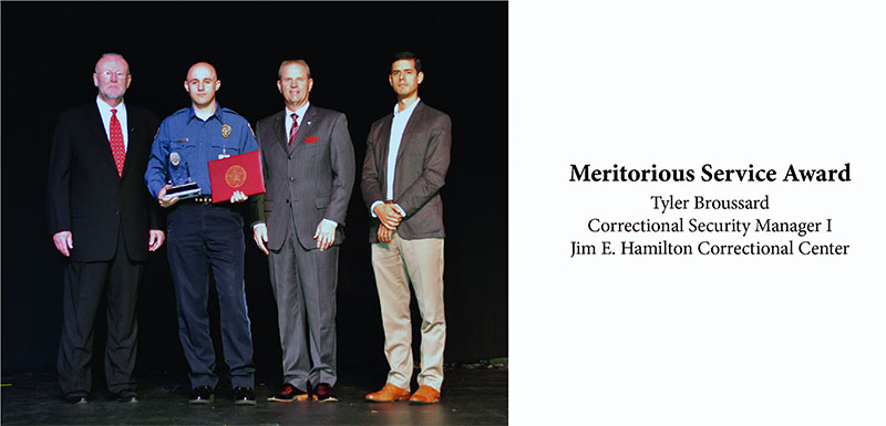 Meritorious Service Award - Tyler Broussard