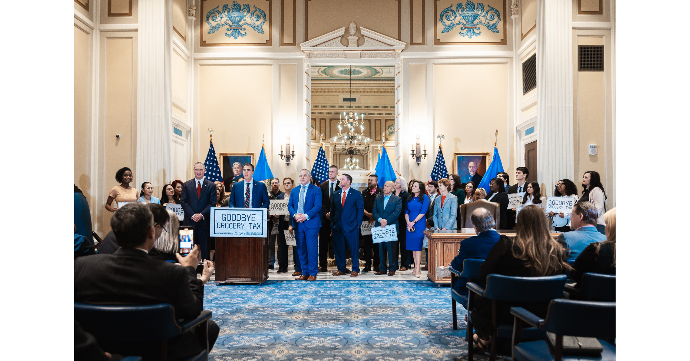 Goodbye Grocery Tax: Governor Stitt Signs State Grocery Tax Elimination  Bill Into Law