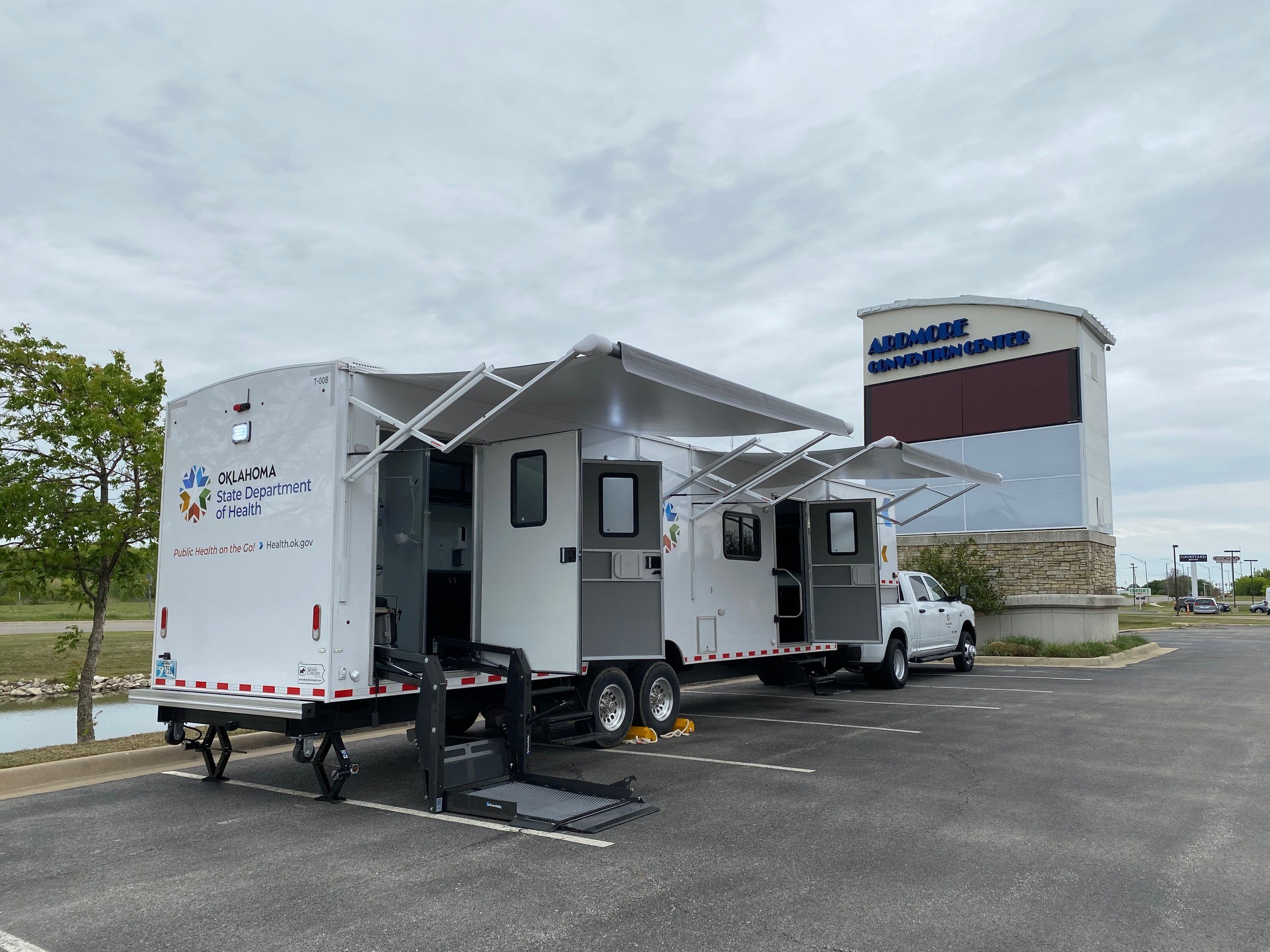 Photo - mobile unit - Truck and Trailer (open) in Ardmore - 5-24-21
