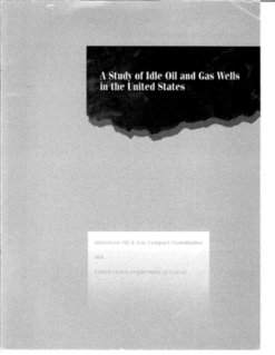 A Study of Idle Oil and Gas Wells in the United States (1992)