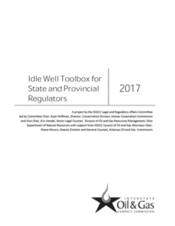 2017: Idle Well Tool Box for State and Provincial Regulators