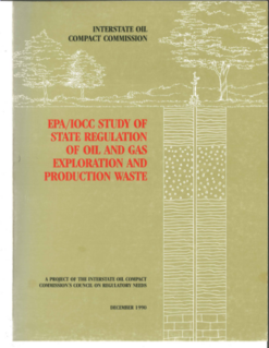 IOCC EPA Study of state regulation of oil and gas exploration and production waste