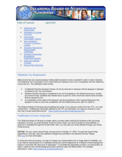 OBN 2022-04 Newsletter 