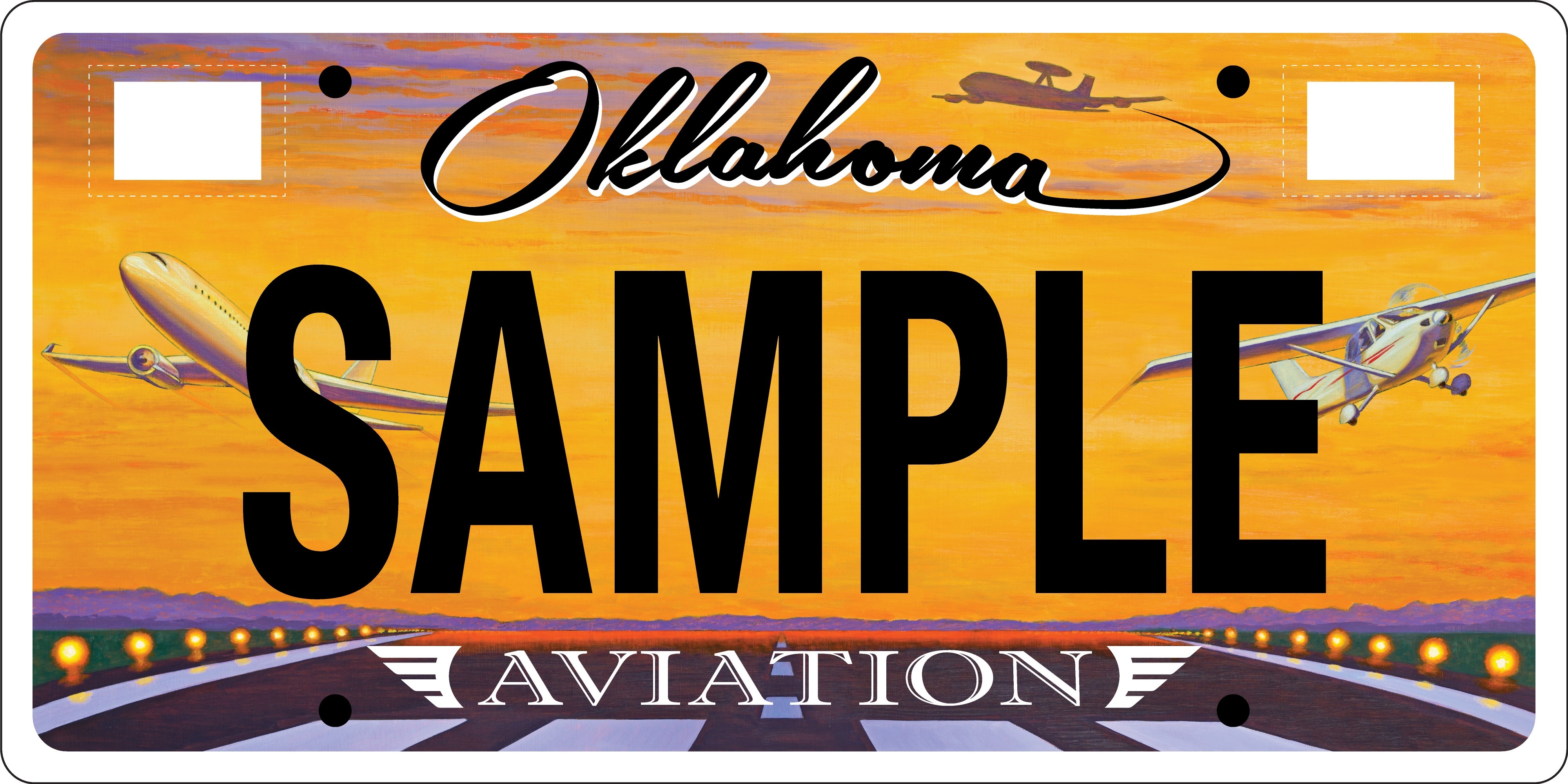 Aviation License Plate