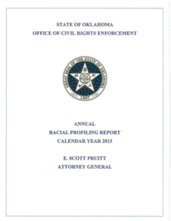 2013 Racial Profiling Report