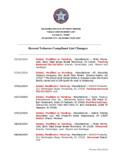 Recent Changes June 2026