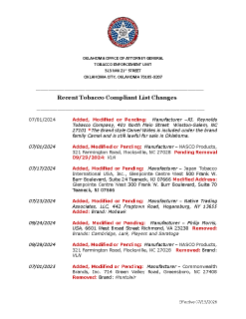 Recent Changes - July 2026