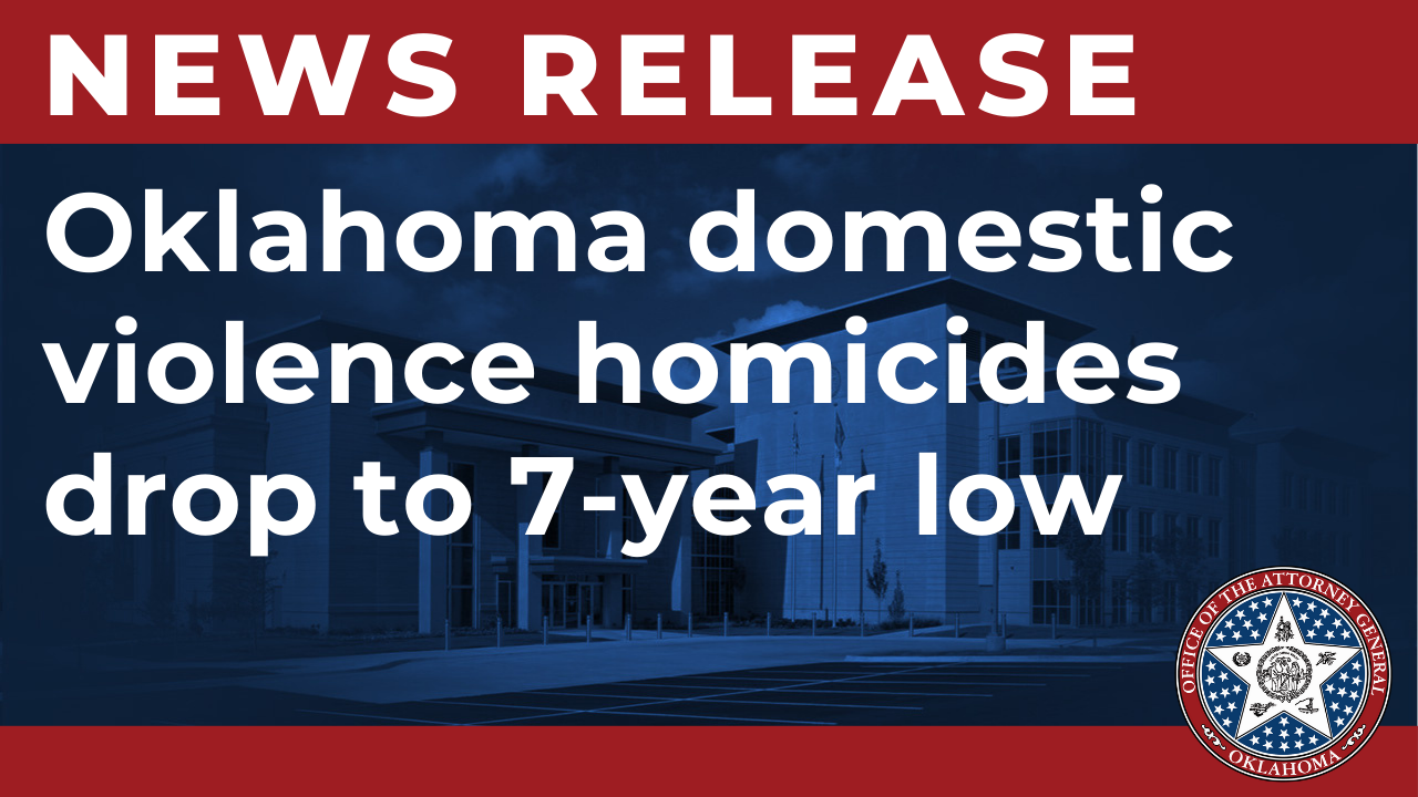 Oklahoma domestic violence homicides drop to 7-year low