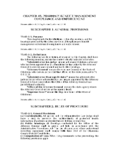 CHAPTER 45. PHARMACY BENEFIT MANAGEMENT COMPLIANCE AND ENFORCEMENT