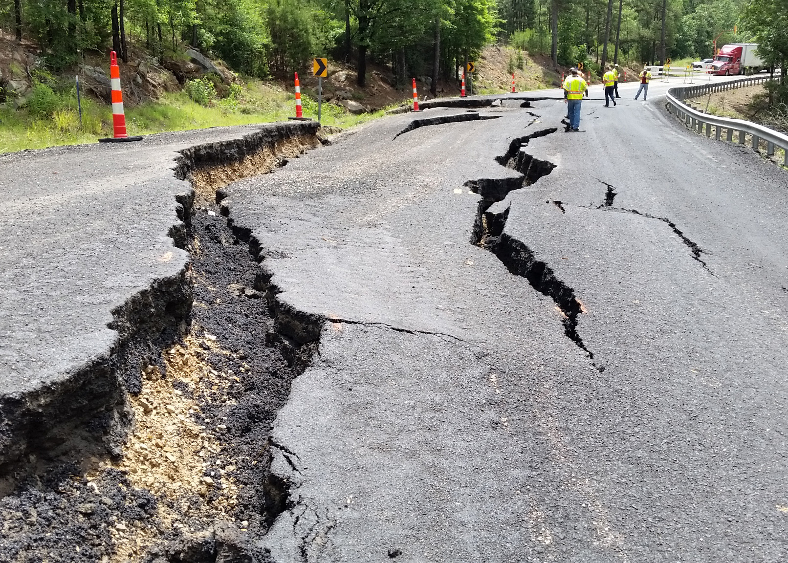 US-271 damaged near Clayton in Pushmataha County