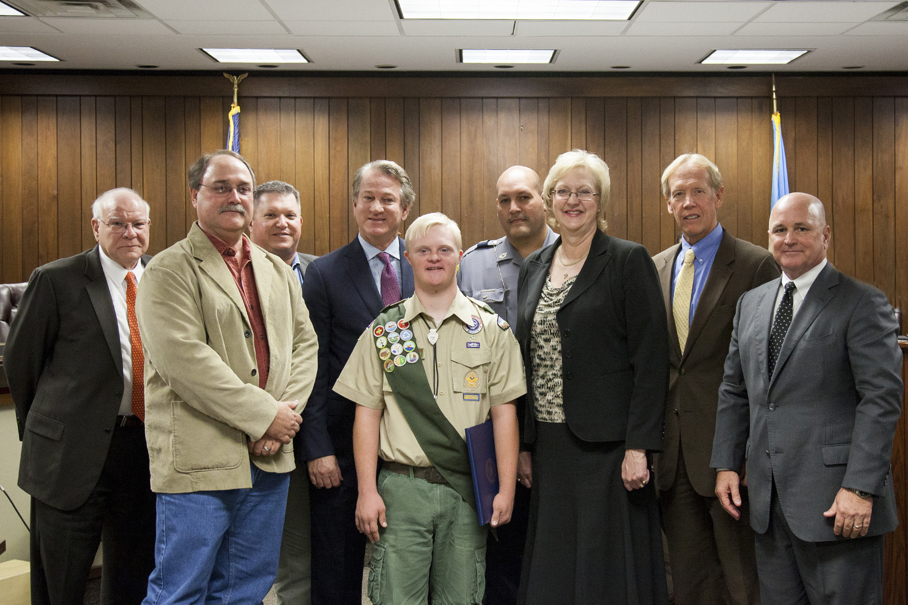 Transportation leaders honor Boy Scout