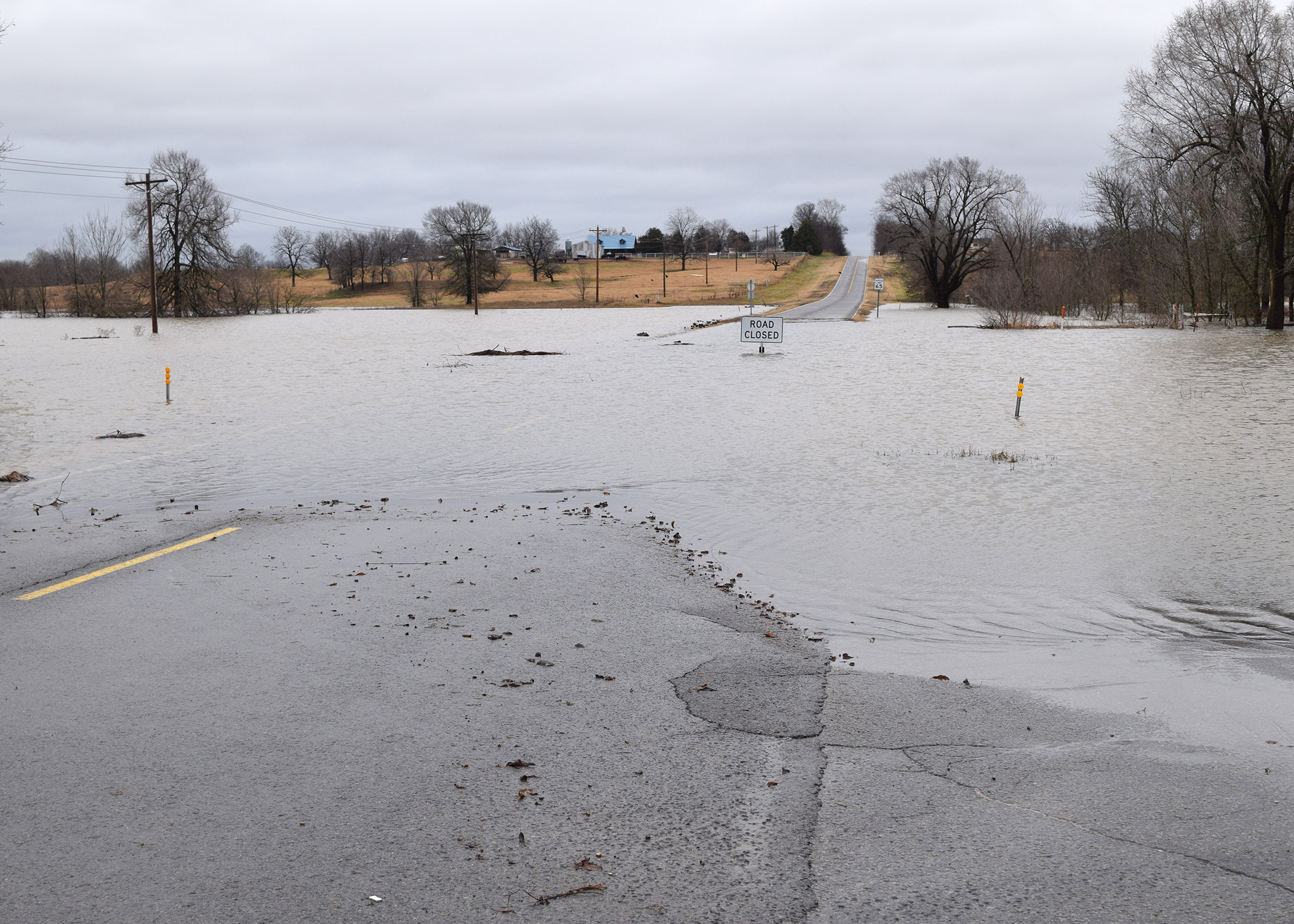 Flooding on SH-10 in Cherokee County