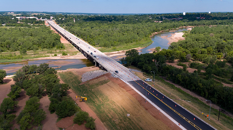 Drone photo of Bridge