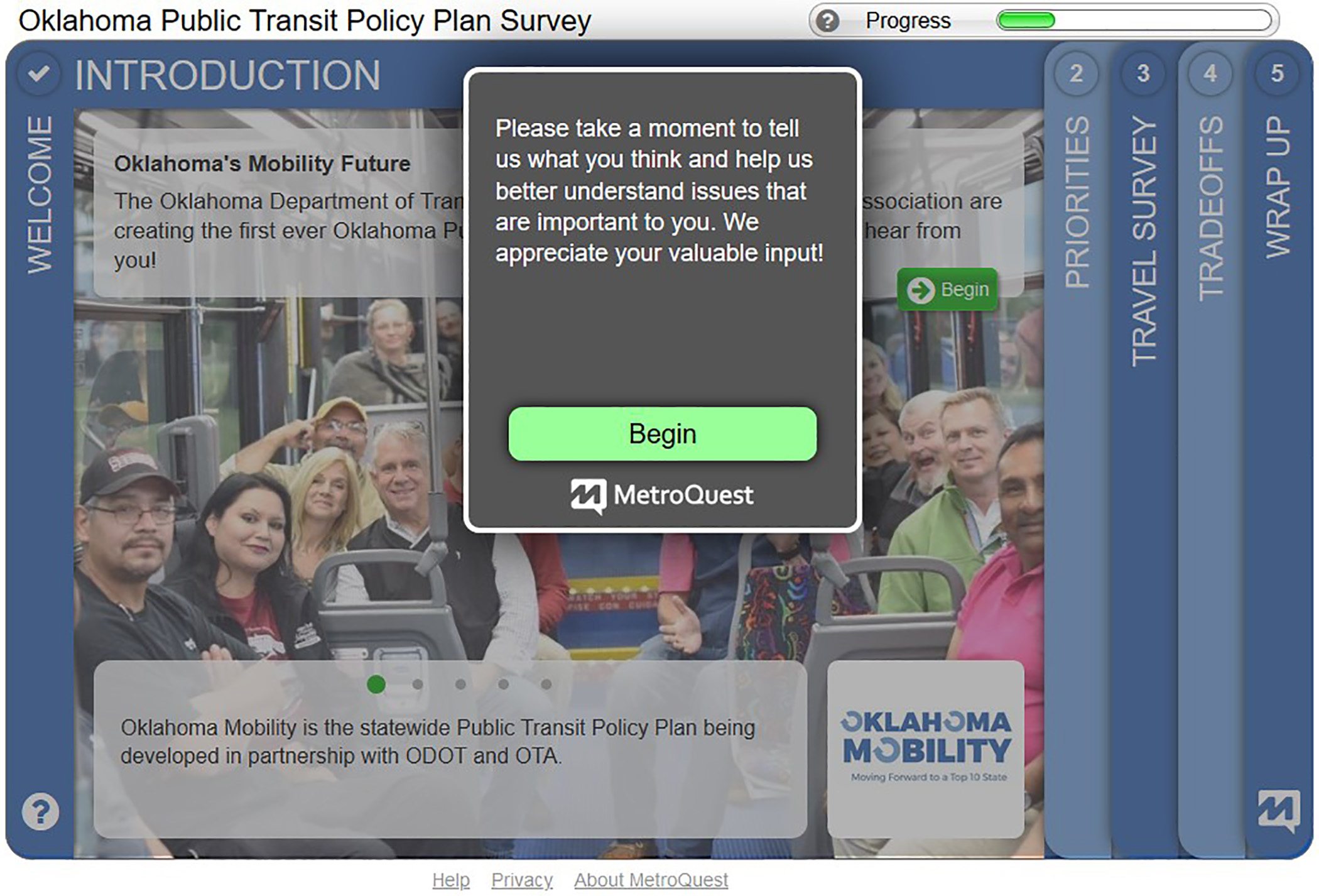 Public transit survey
