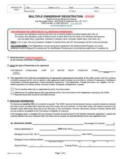 Multi Ownership Registration