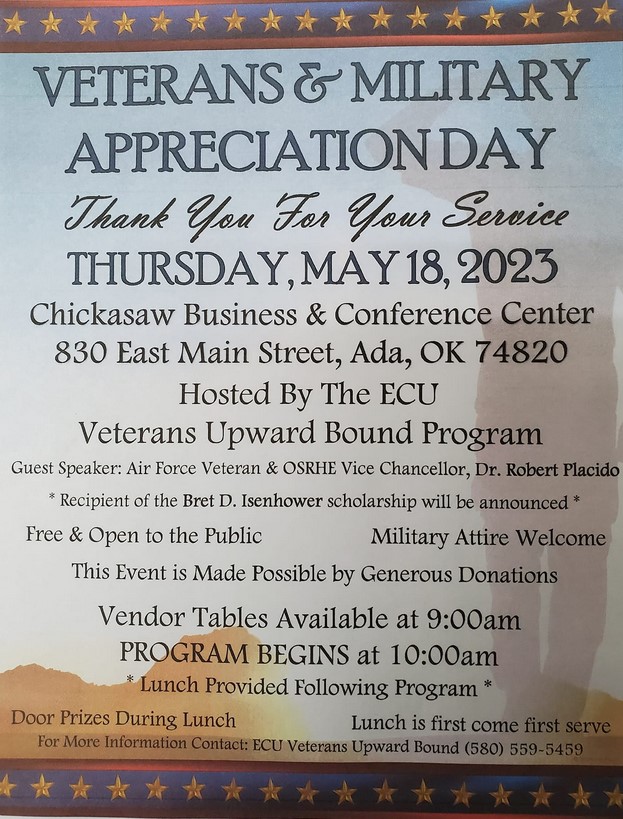 Vet and Mil Appreciation Day - Veterans Upward Bound - ECU