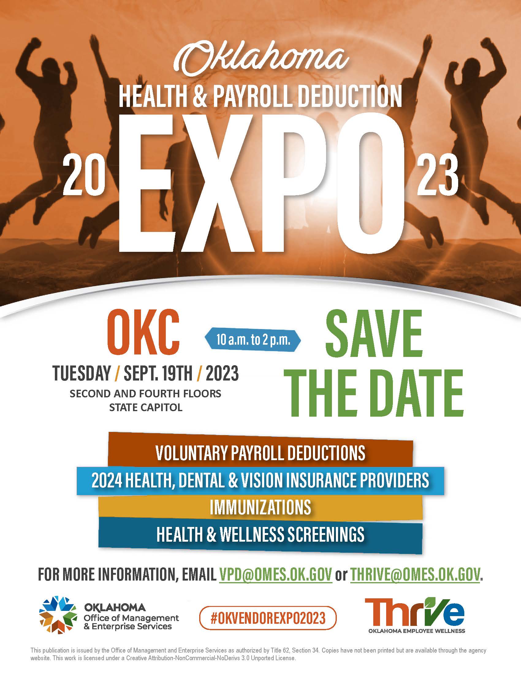 Oklahoma Health and Payroll Deduction Expo 2023