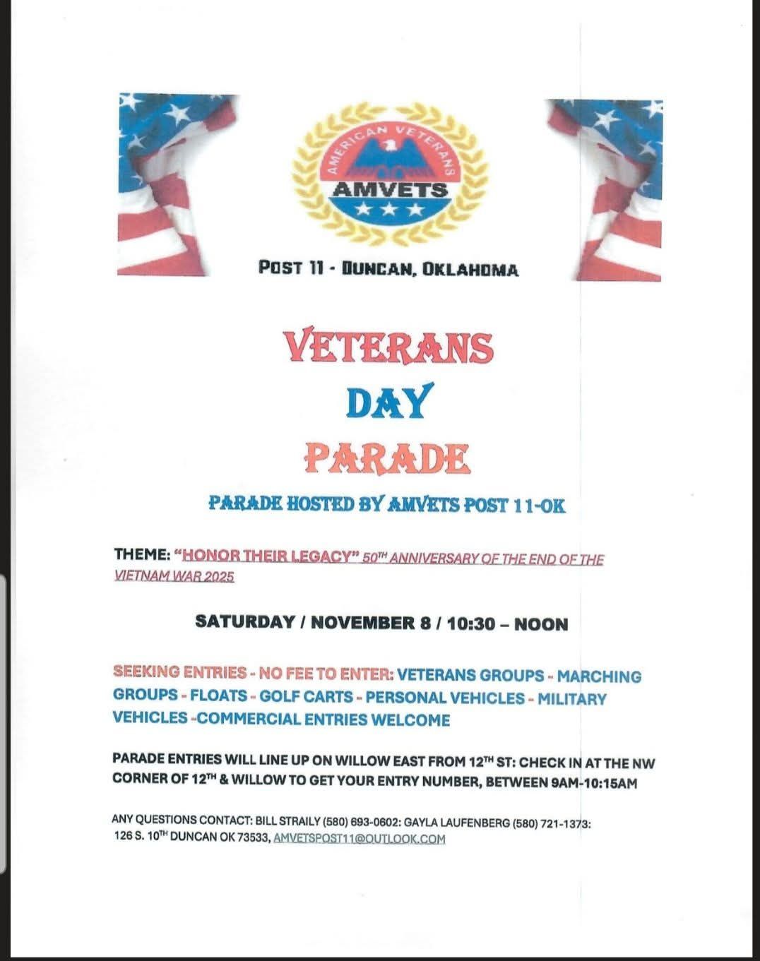 AMVets Nov 2025 Parade