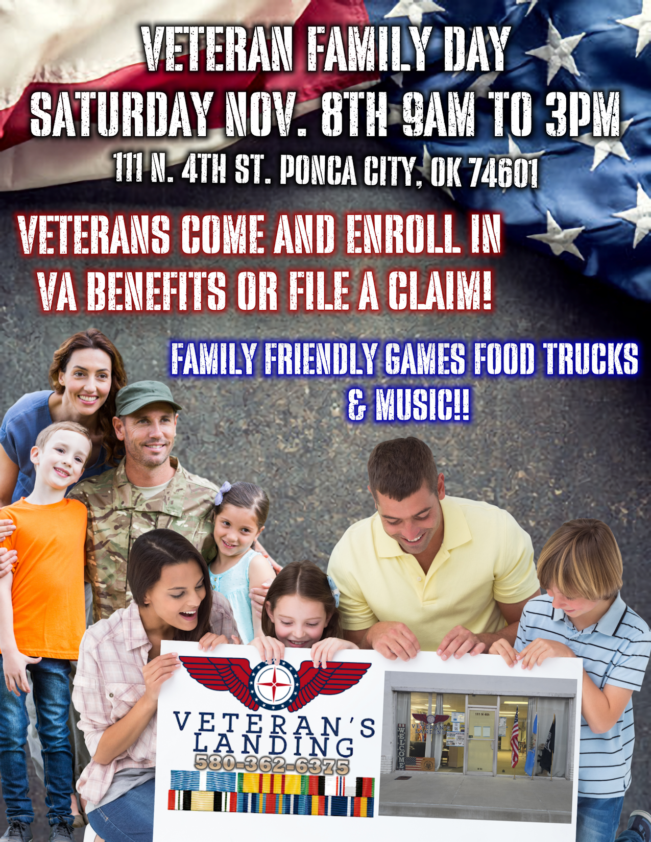 Nov 8 Veterans Landing