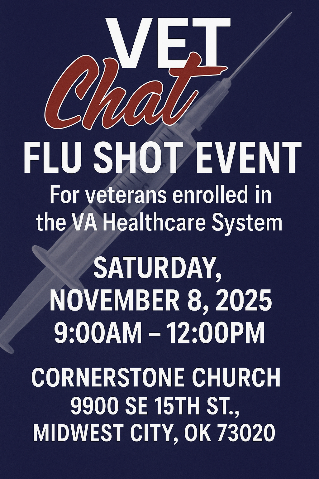 VetChat Flu Shot Event 2025
