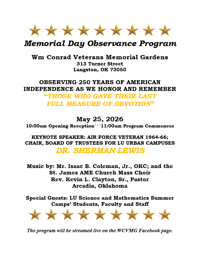 Langston Memorial Day Event