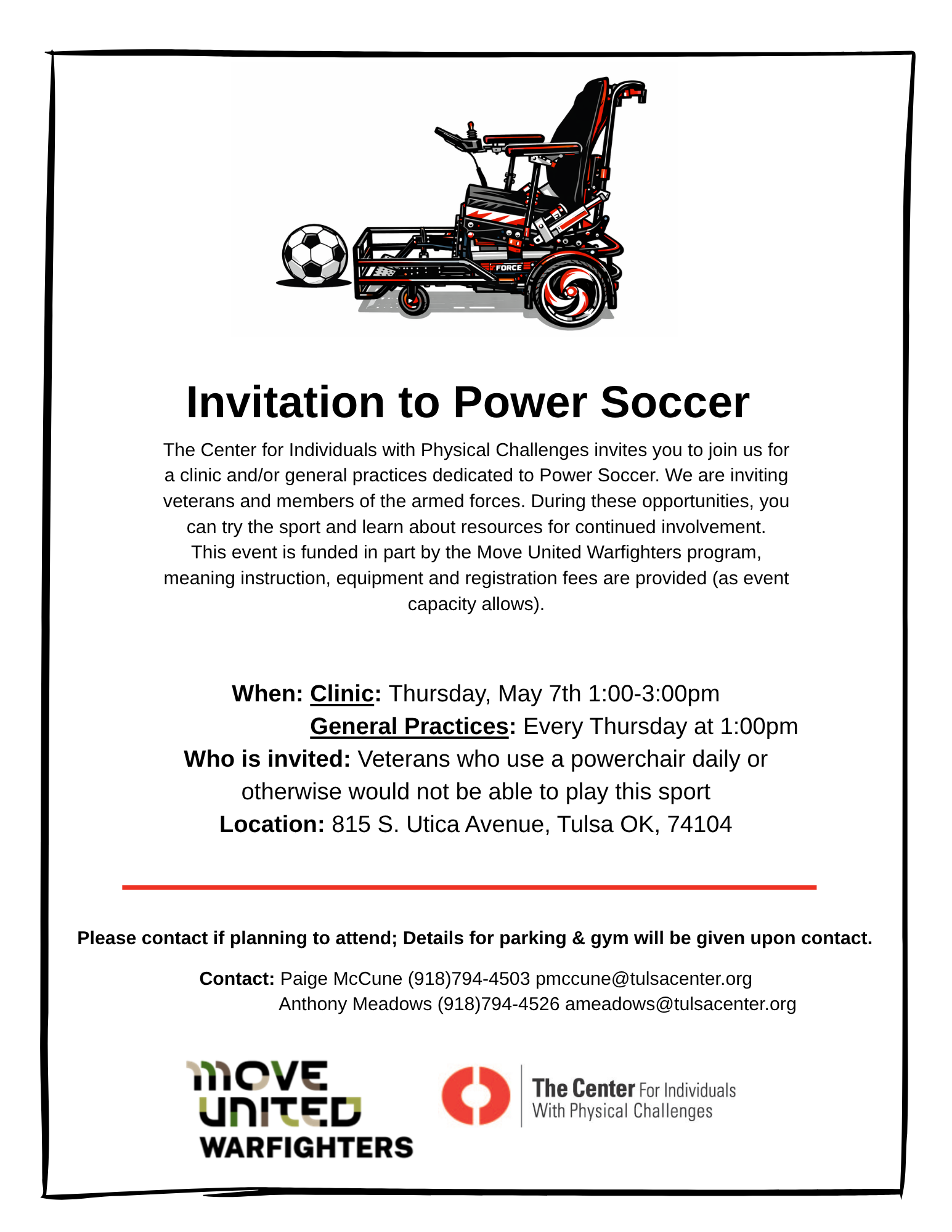 Move United Warfighter Clinic- May