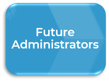 Blue button for Future Administrators page