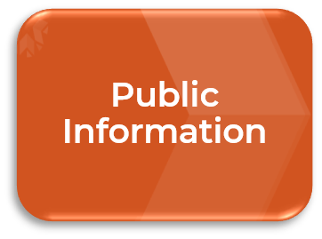 Red clay button for the Public Information page