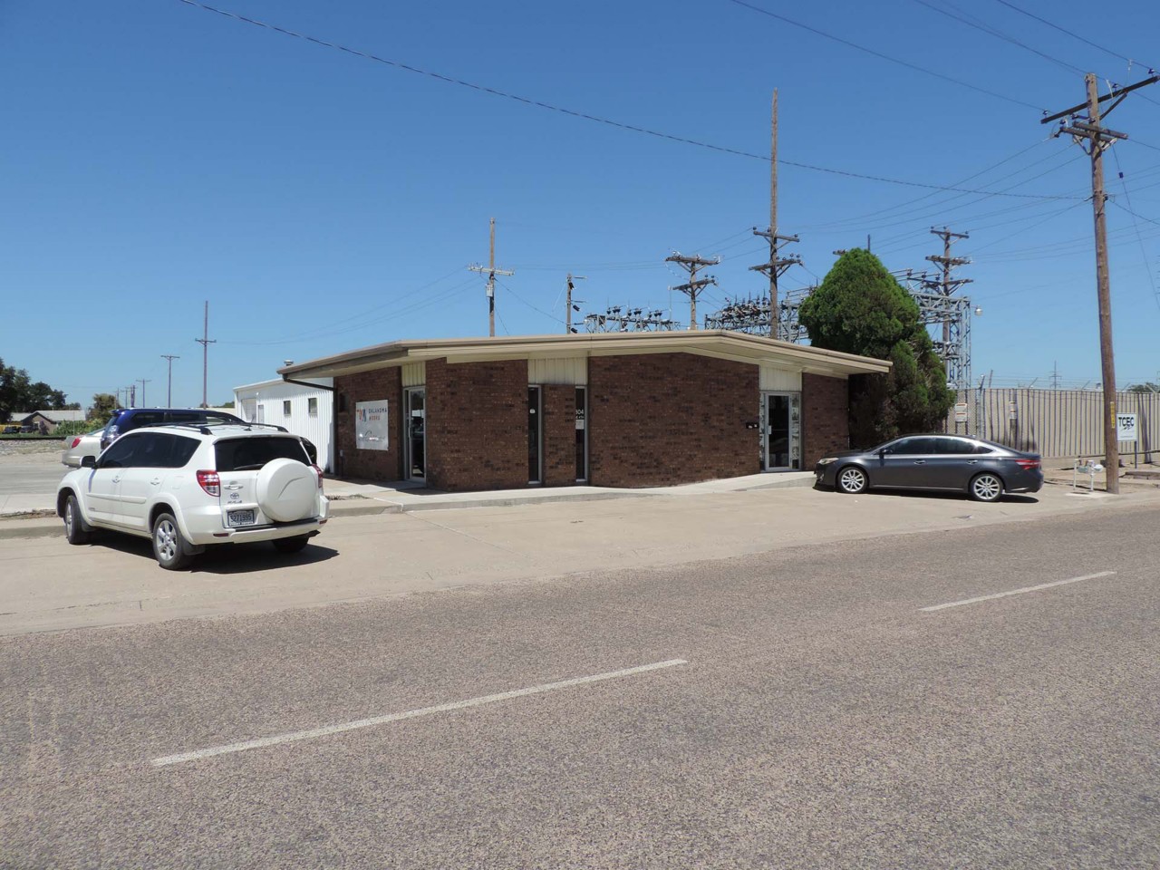 Office exterior view from the street.